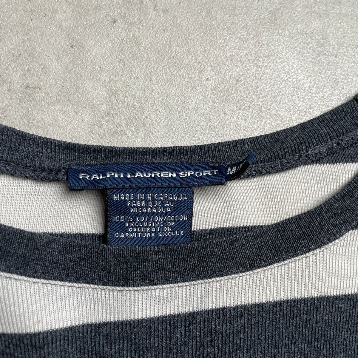 Ralph Lauren csíkos kötött pulóver