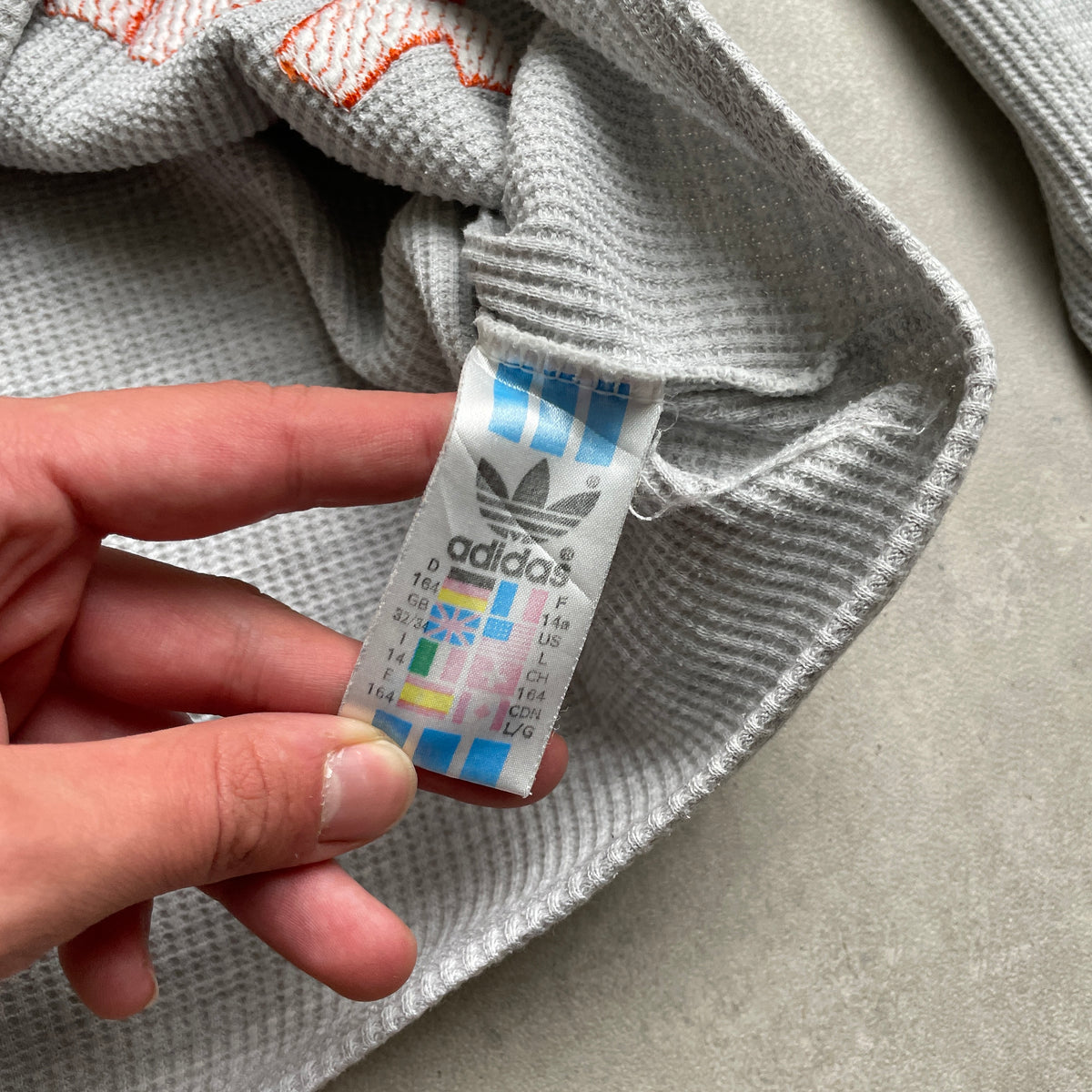 Adidas Streetball waffle knit longsleeve