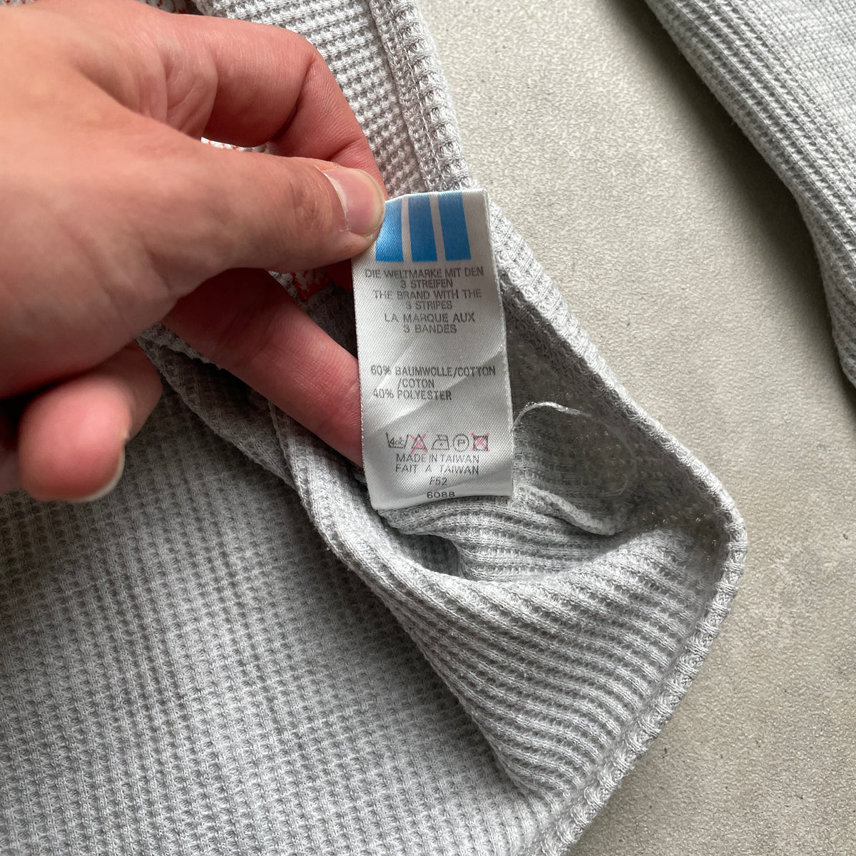 Adidas Streetball waffle knit longsleeve