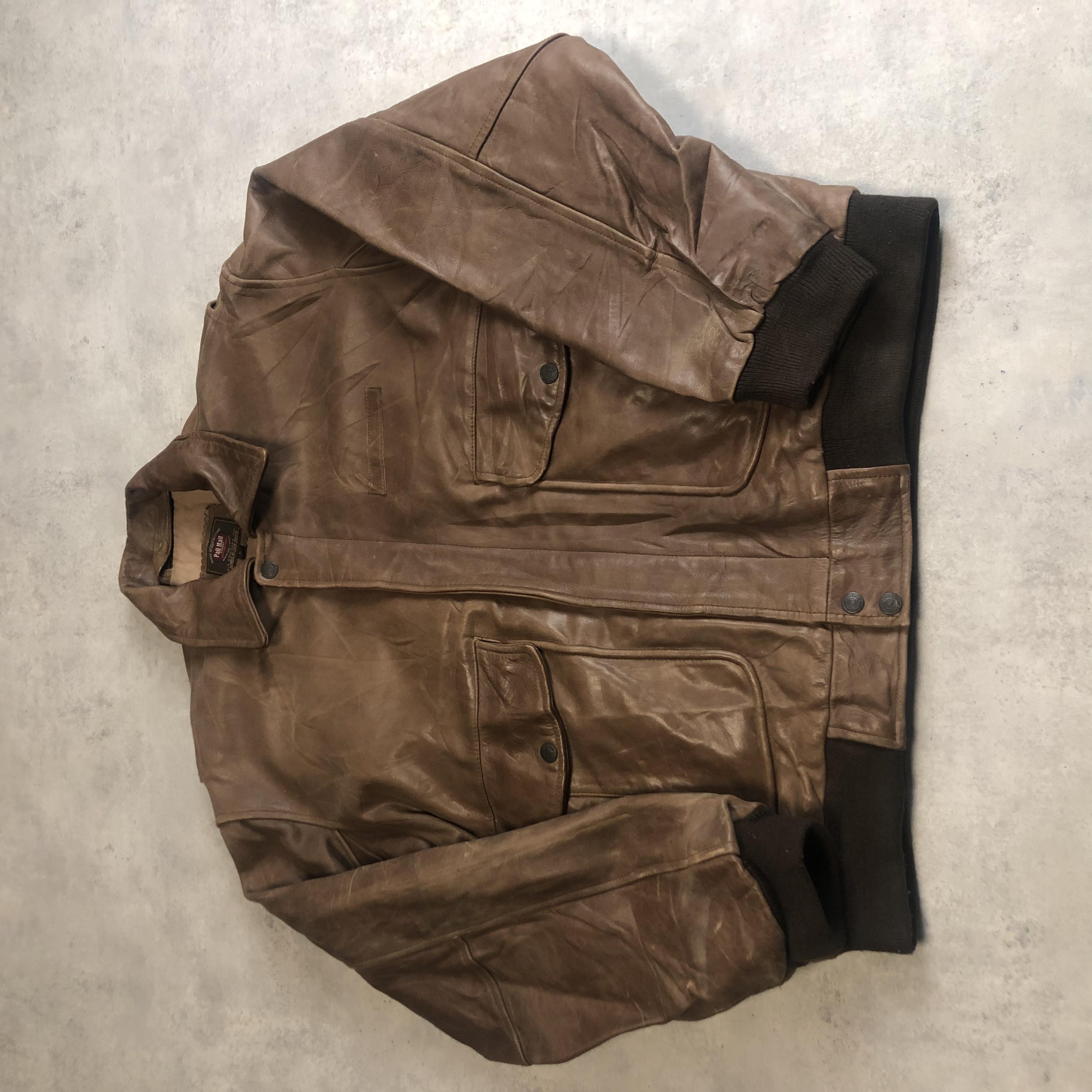 Pall Mall barna bőrdzseki