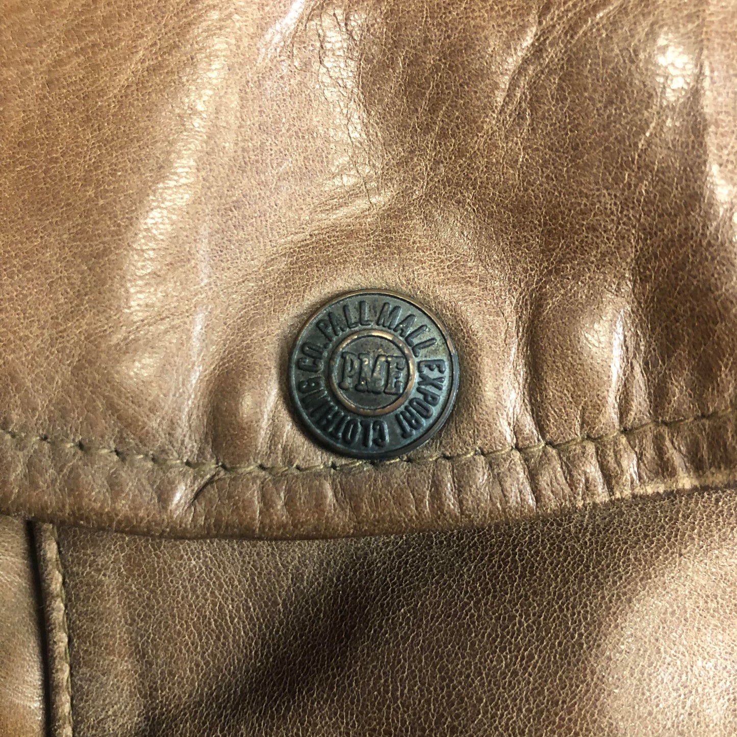 Pall Mall barna bőrdzseki