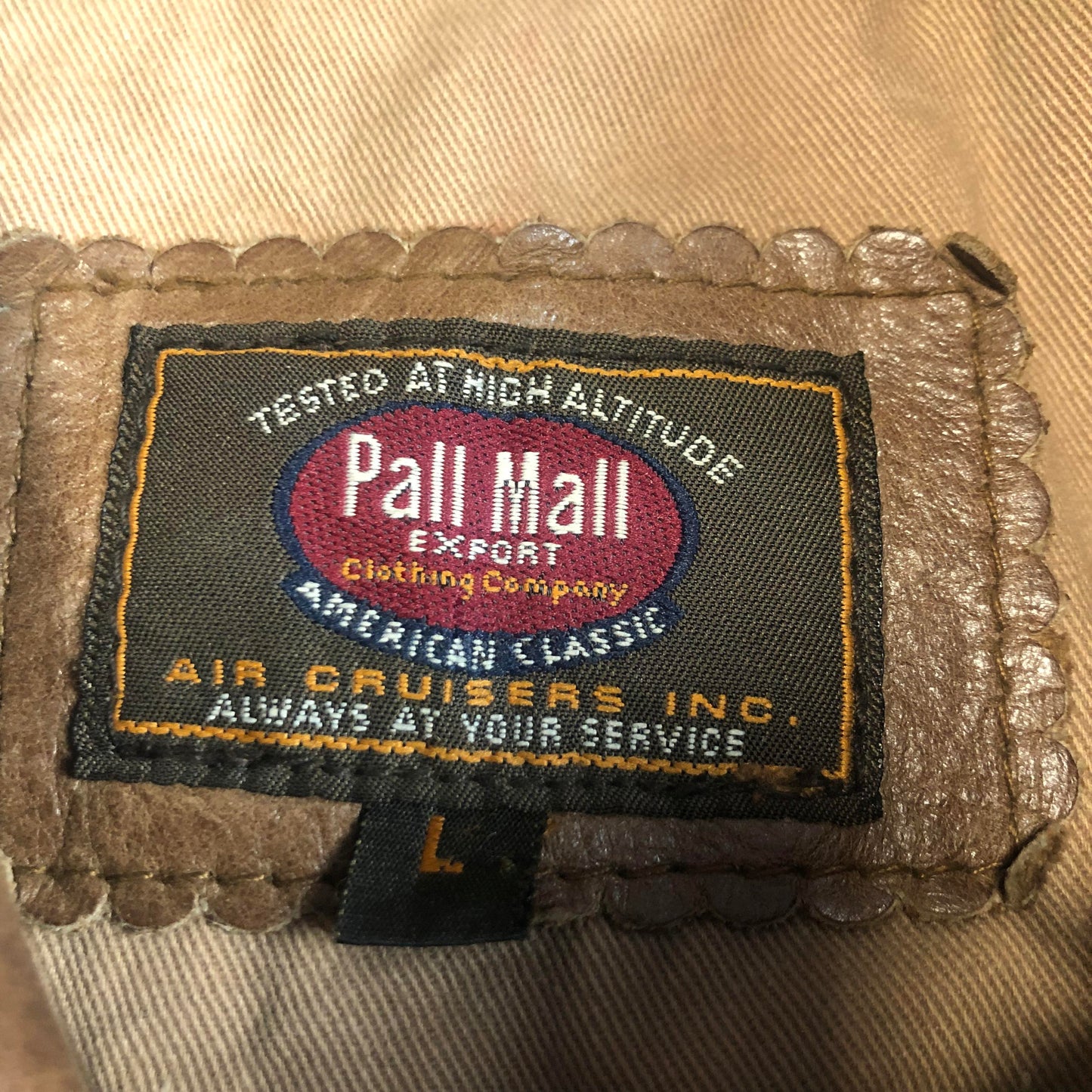 Pall Mall barna bőrdzseki