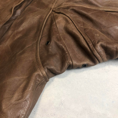 Pall Mall barna bőrdzseki