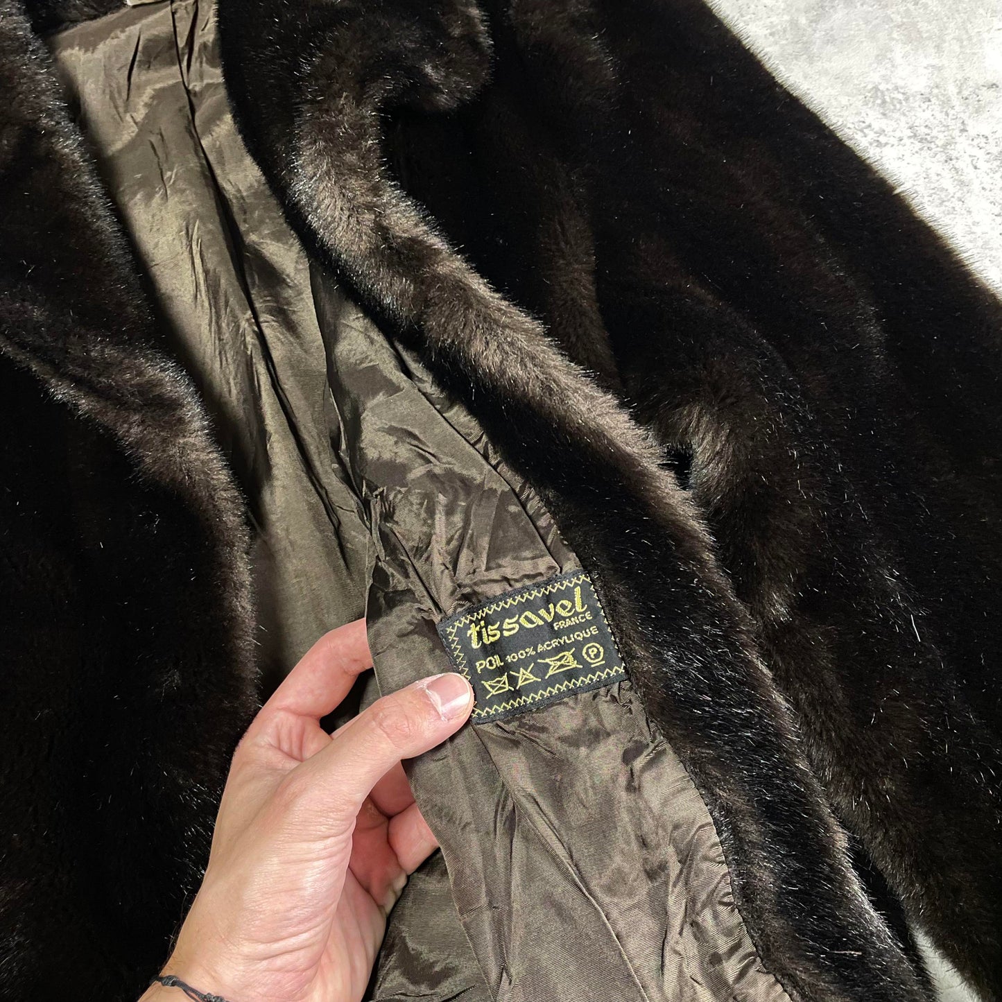 Vintage női szőrmekabát