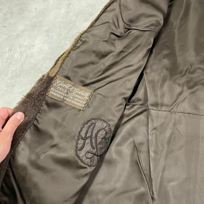 Vintage barna szőrmekabát