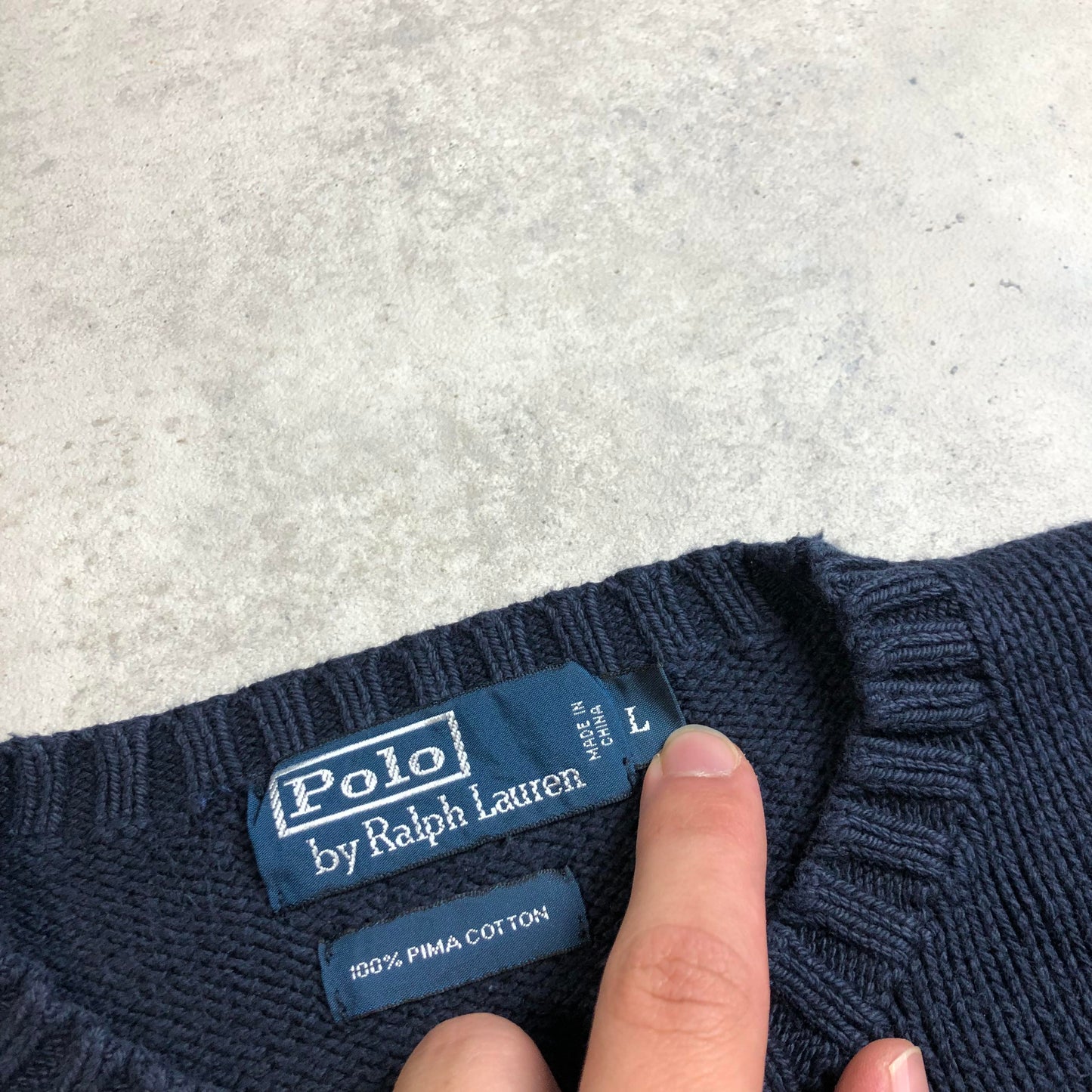 Ralph Lauren kötött pulóver