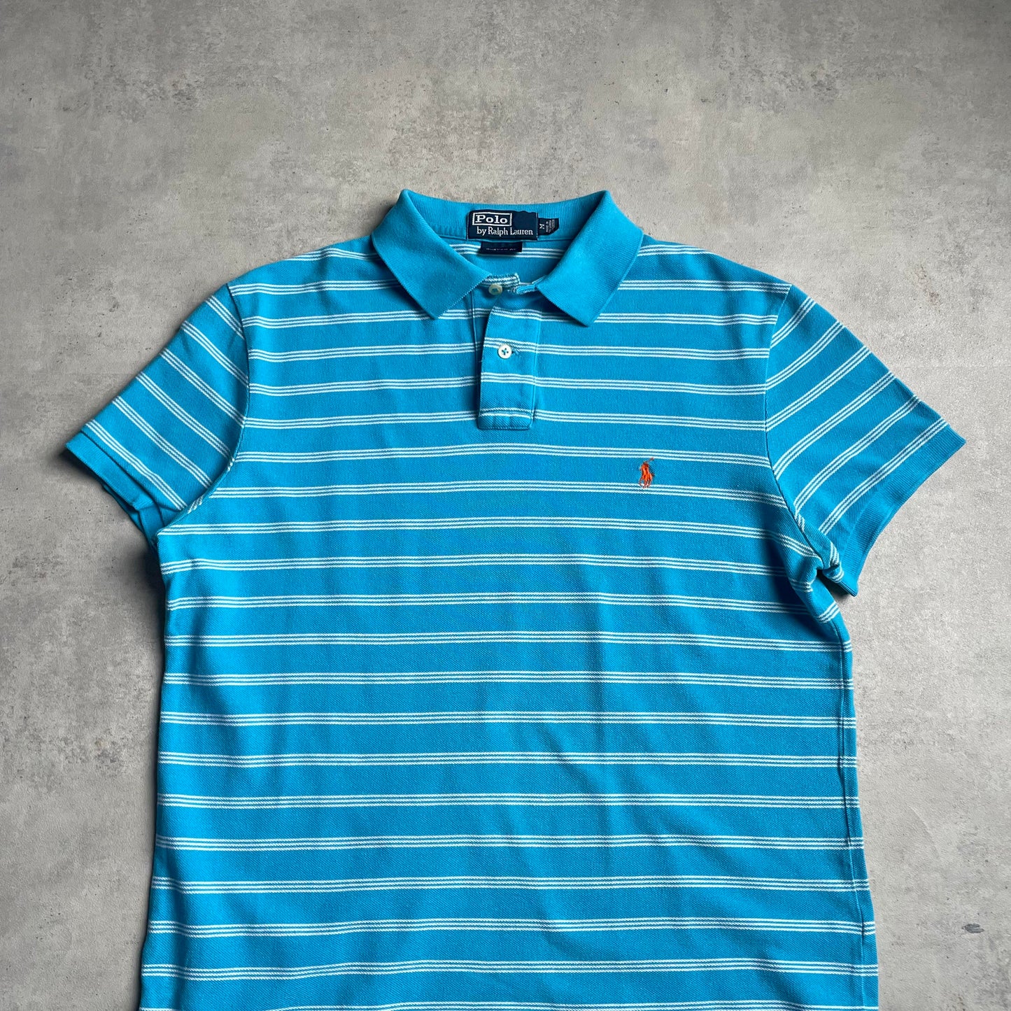 Ralph Lauren türkiz csíkos pólóing