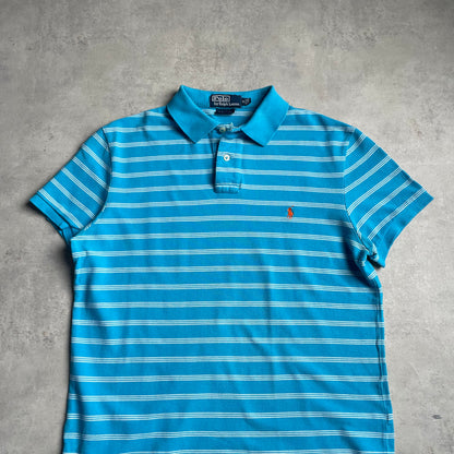 Ralph Lauren türkiz csíkos pólóing