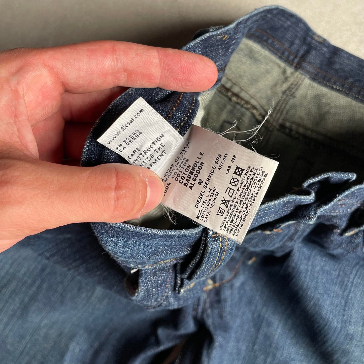 Diesel y2k bootcut farmernadrág