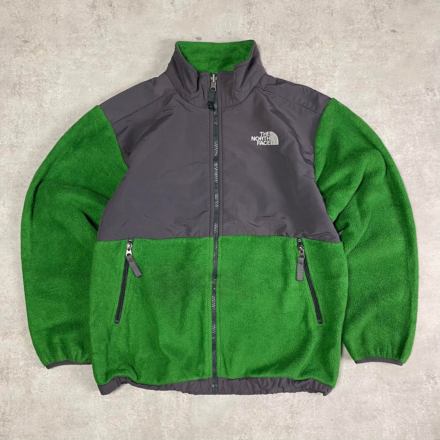 The North Face zöld denali pulóver