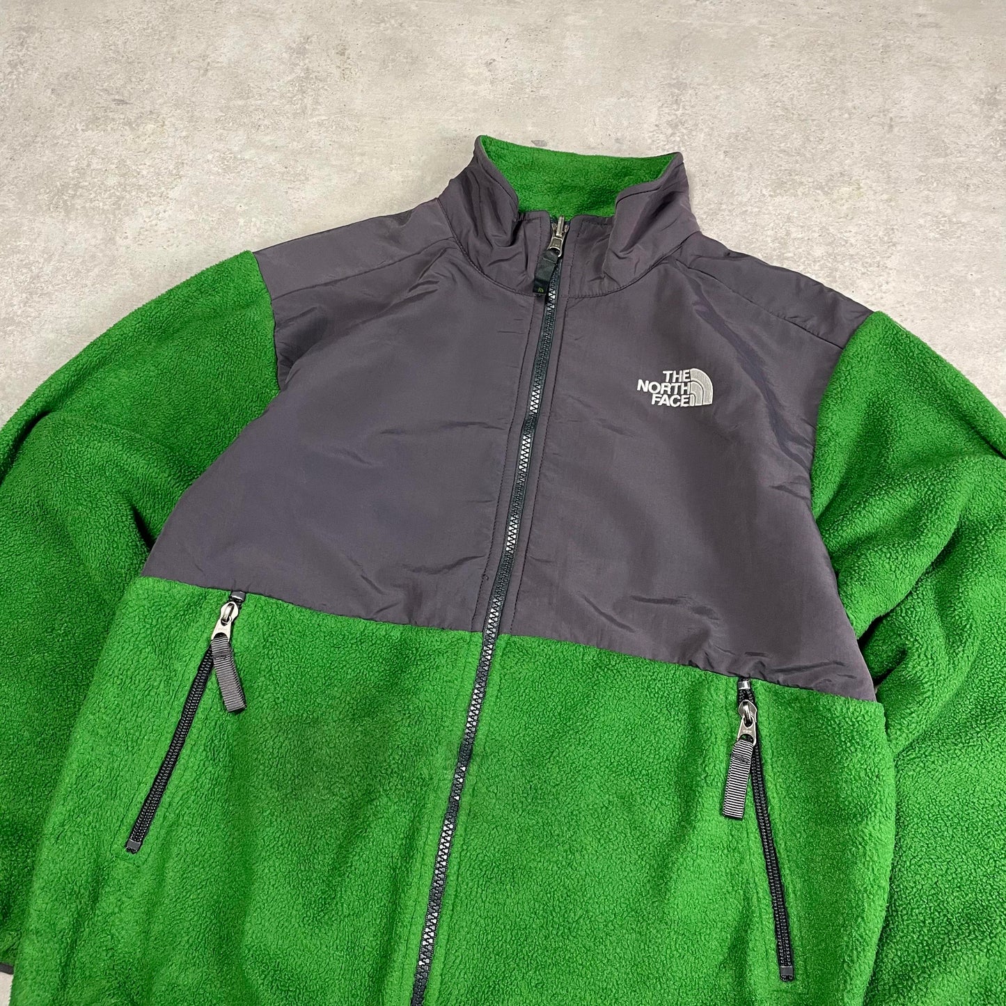 The North Face zöld denali pulóver