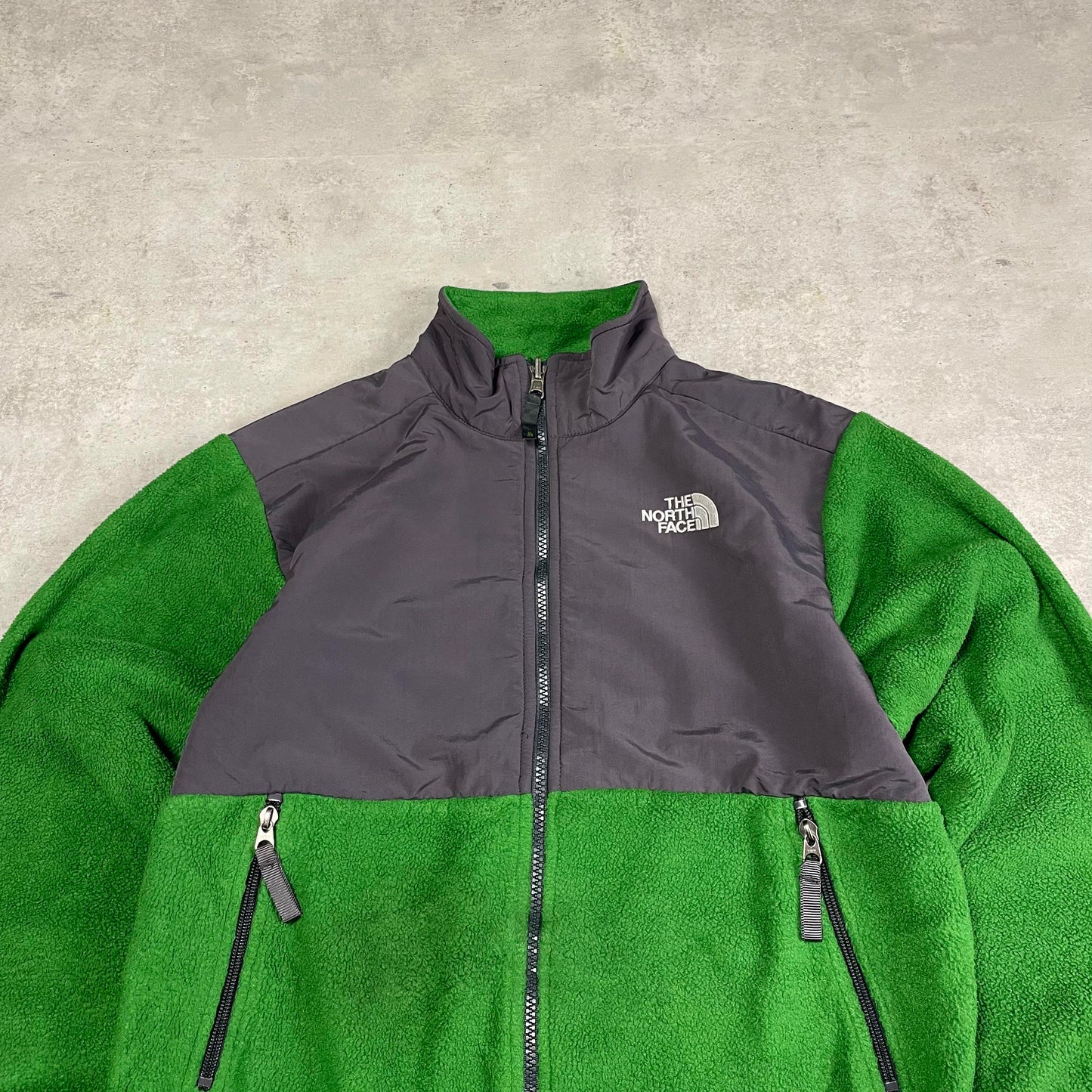 The North Face zöld denali pulóver