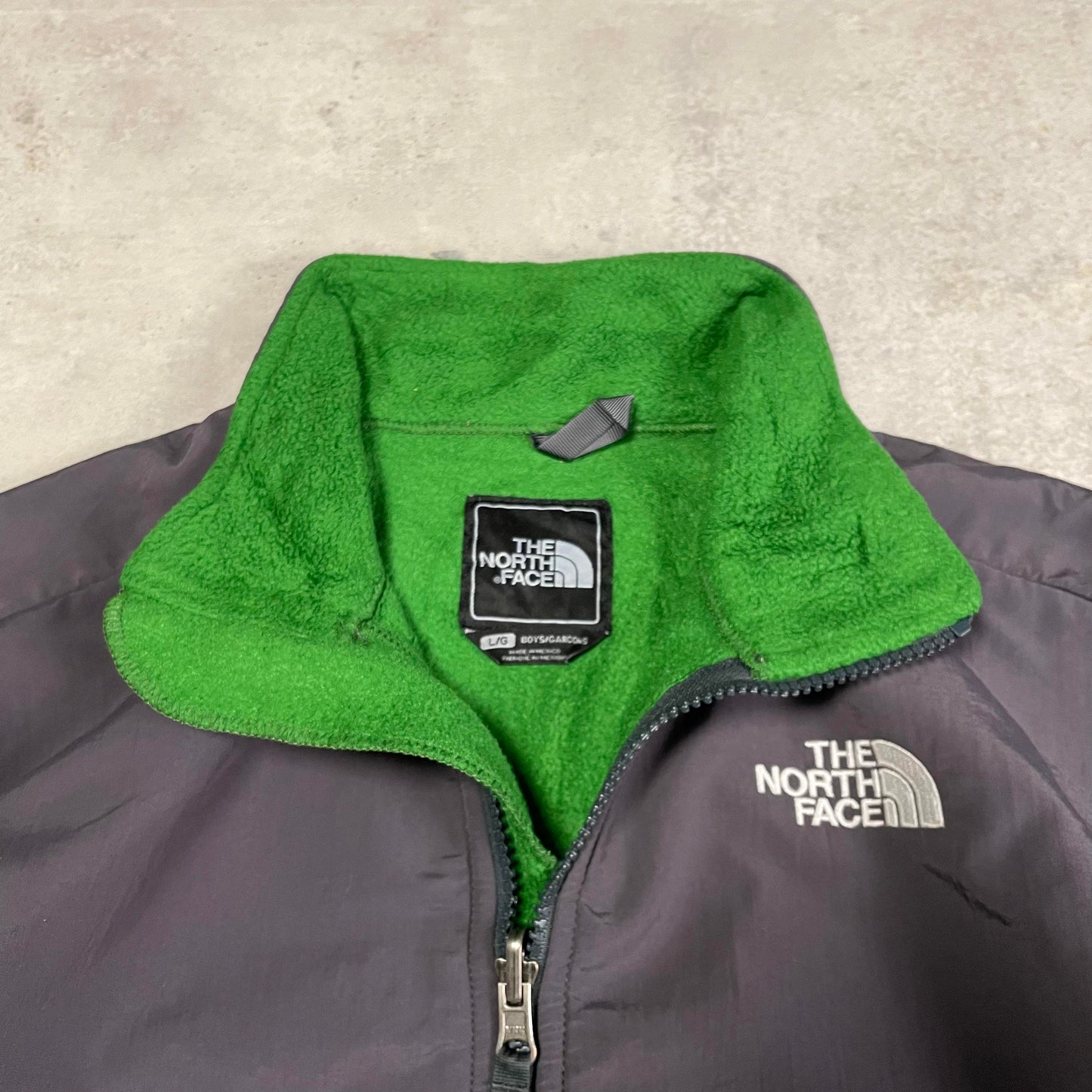 The North Face zöld denali pulóver