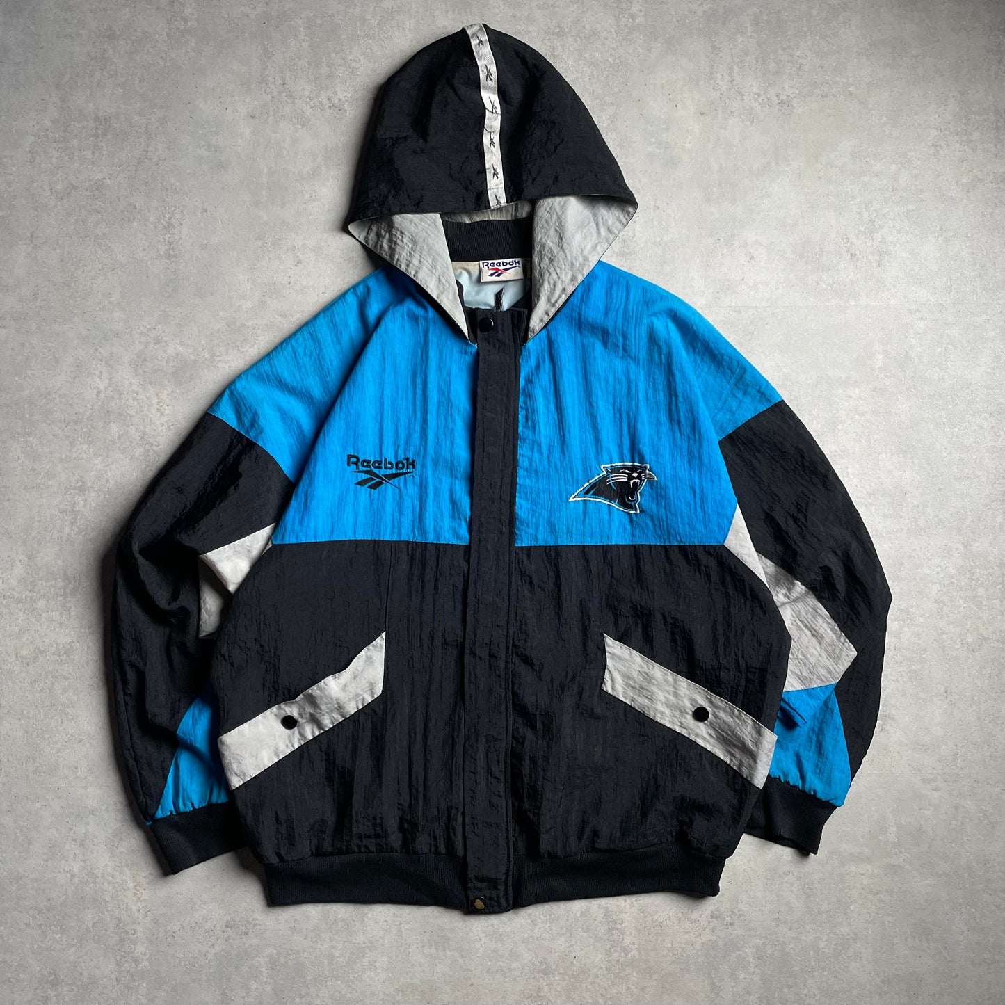 Vintage Reebok Carolina Panthers széldzseki