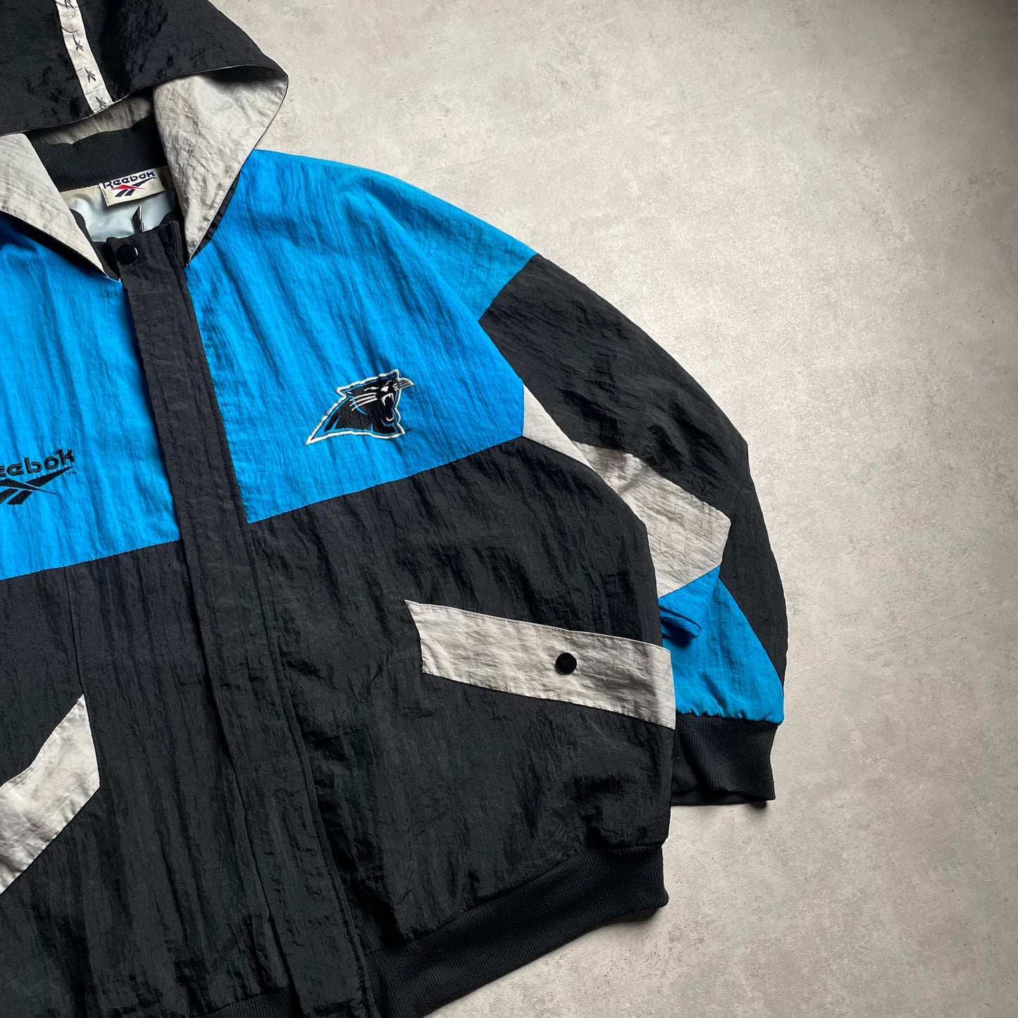 Vintage Reebok Carolina Panthers széldzseki