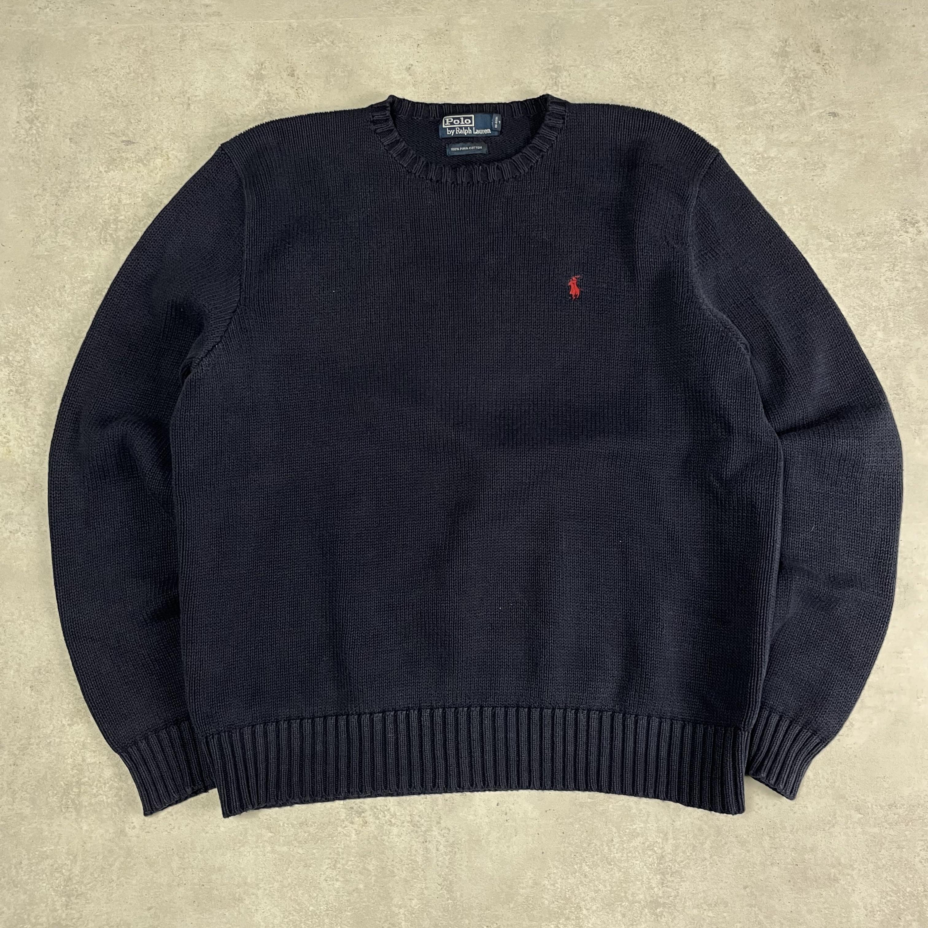 Ralph Lauren kötött környakú pulóver