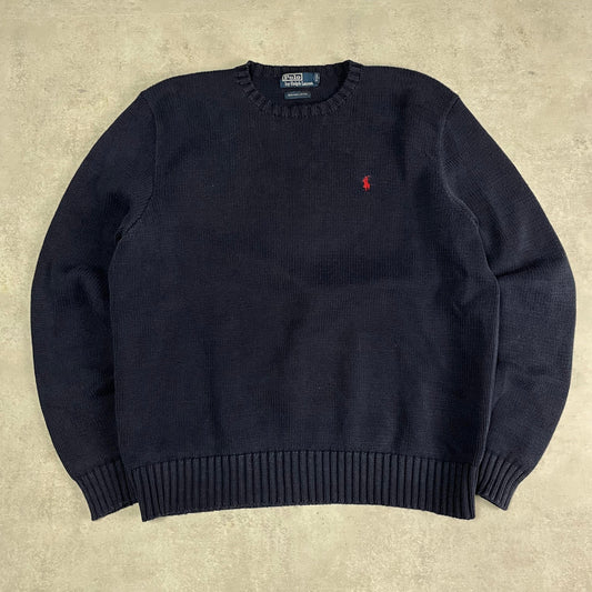 Ralph Lauren kötött környakú pulóver