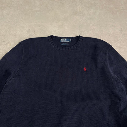 Ralph Lauren kötött környakú pulóver