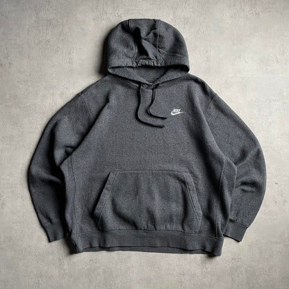 Nike club logo szürke hoodie