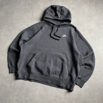 Nike club logo szürke hoodie