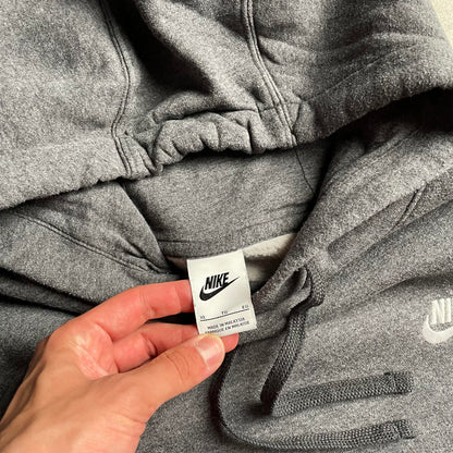 Nike club logo szürke hoodie