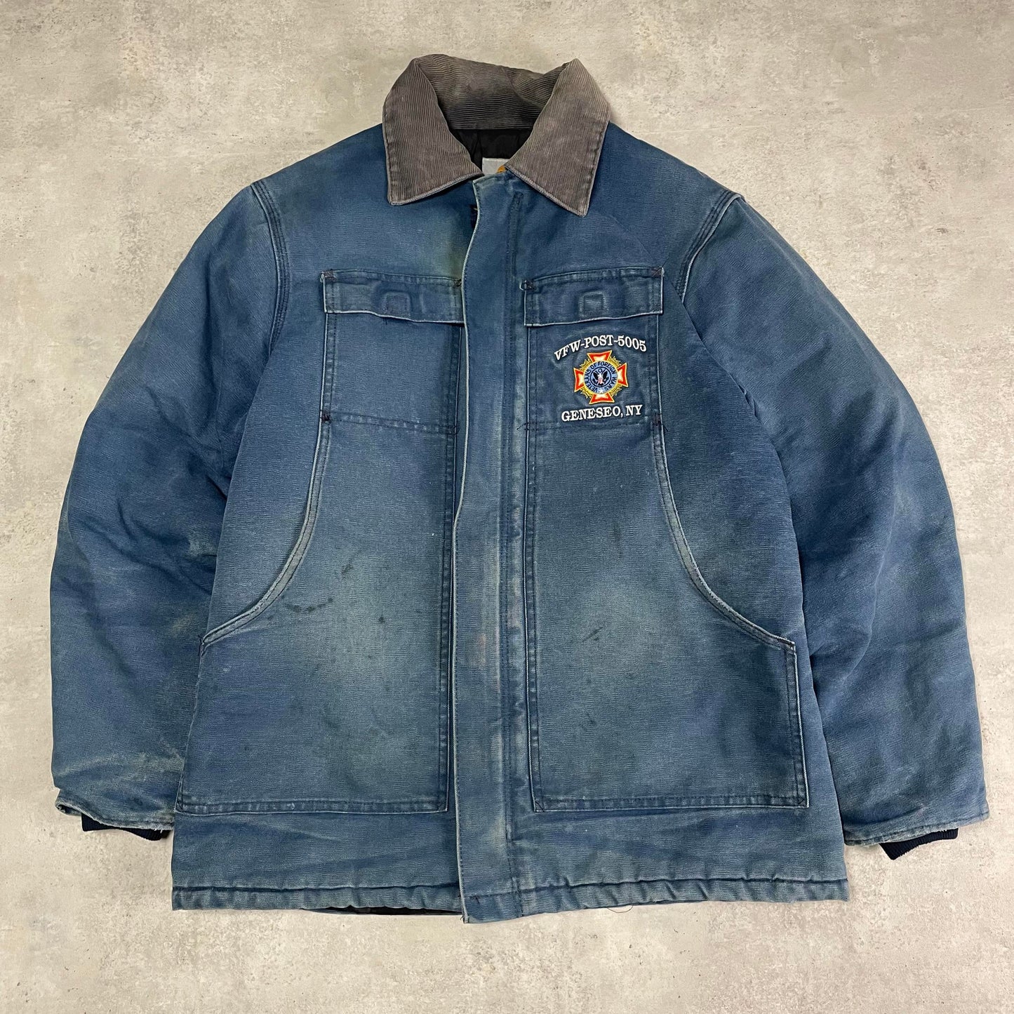 VIntage Carhartt VFW-Post Detroit jacket