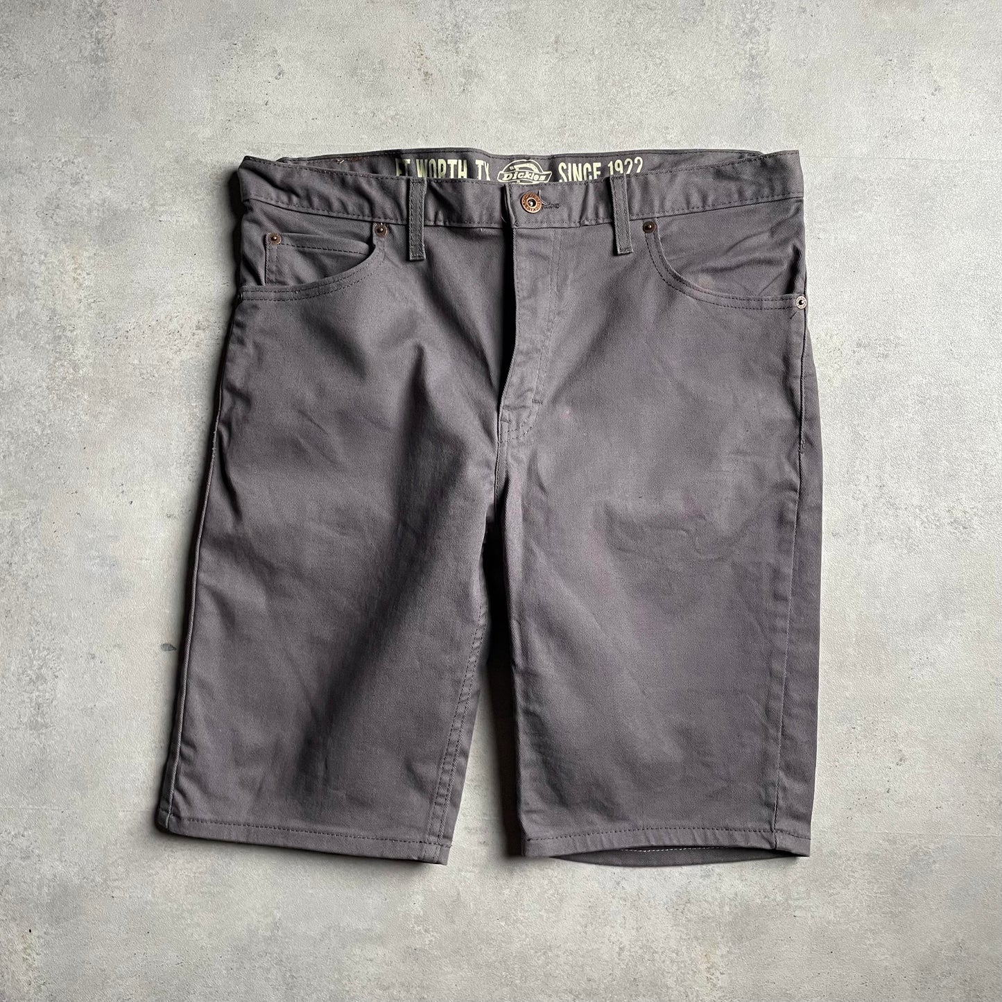 Dickies szürke farmeranyagú rövidnadrág