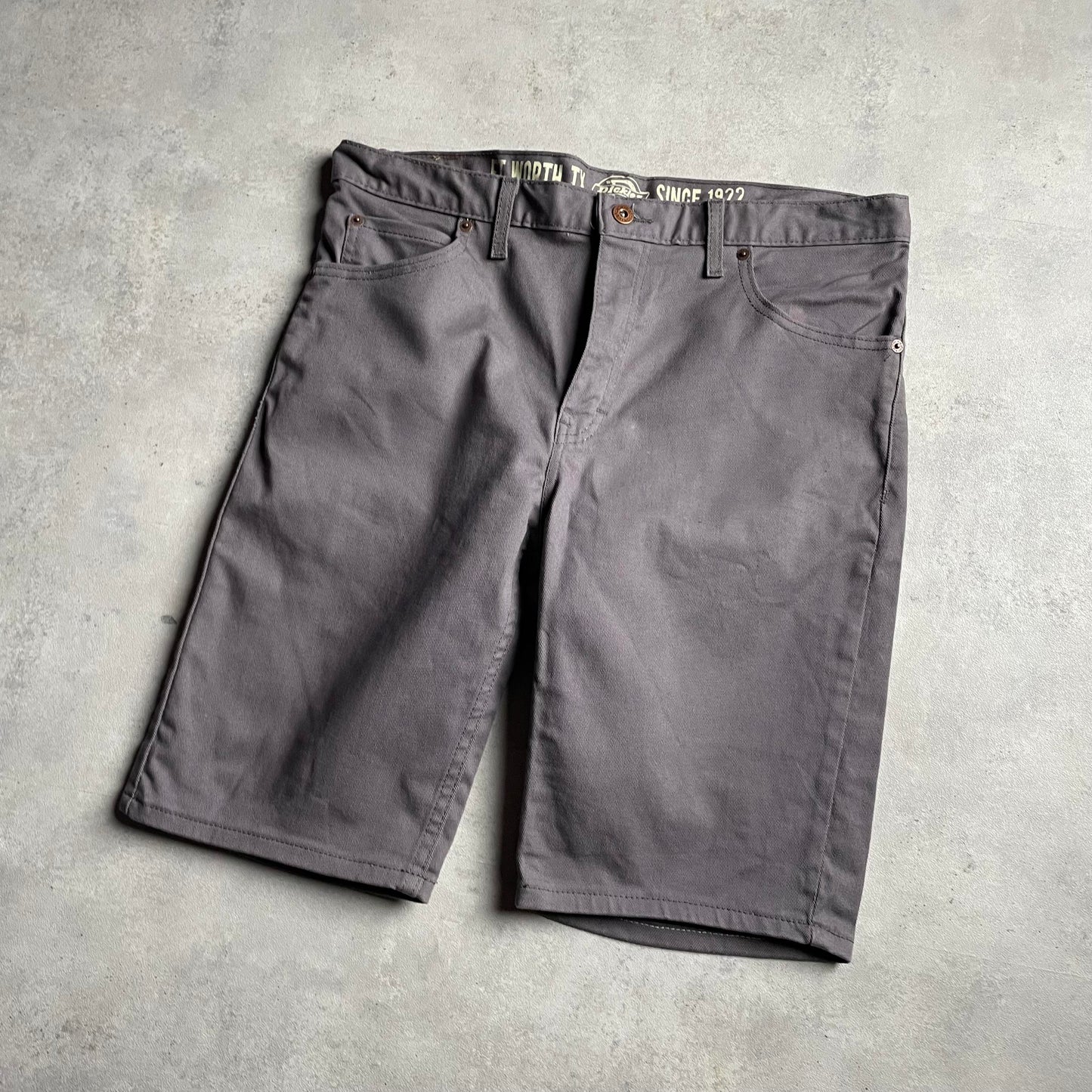 Dickies szürke farmeranyagú rövidnadrág