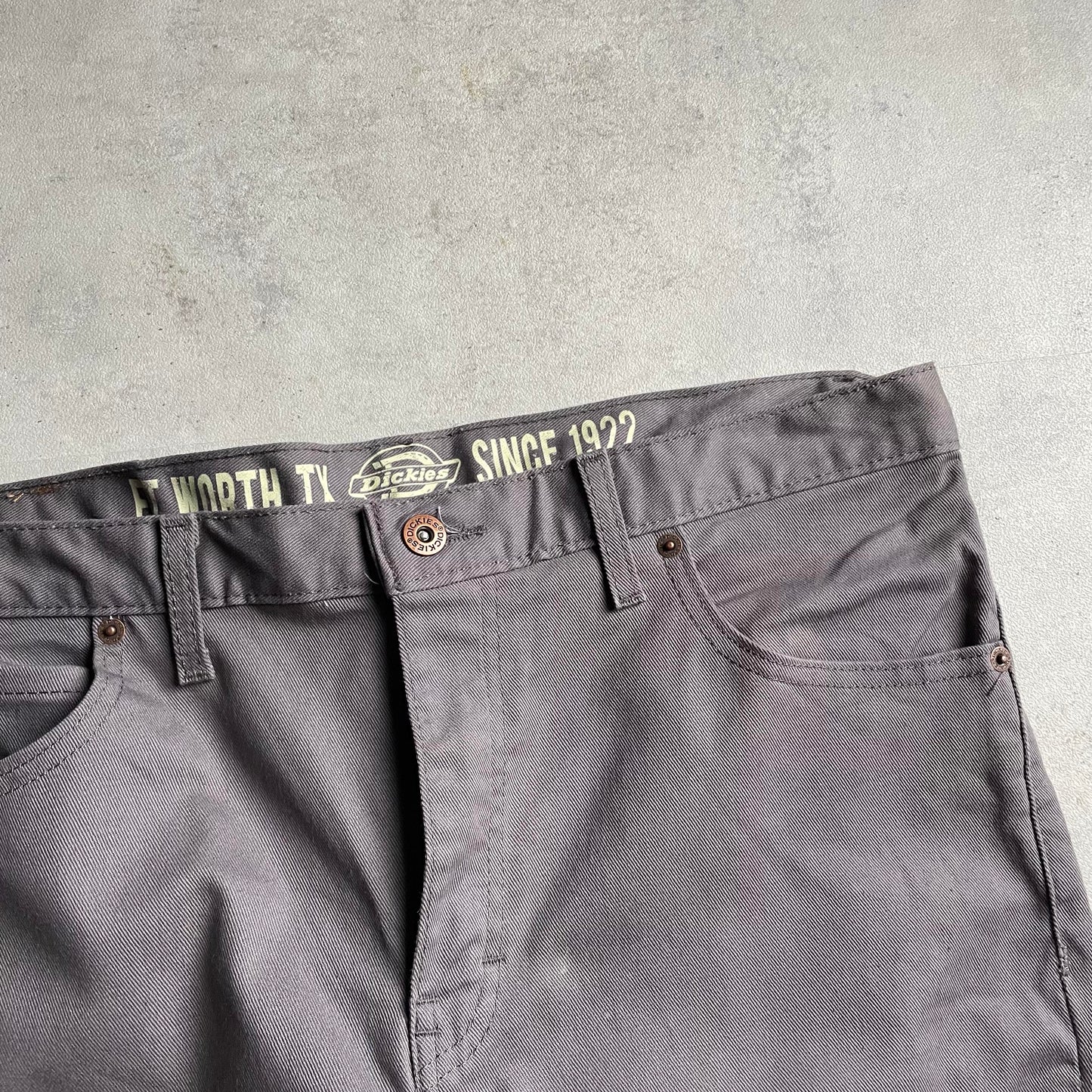 Dickies szürke farmeranyagú rövidnadrág