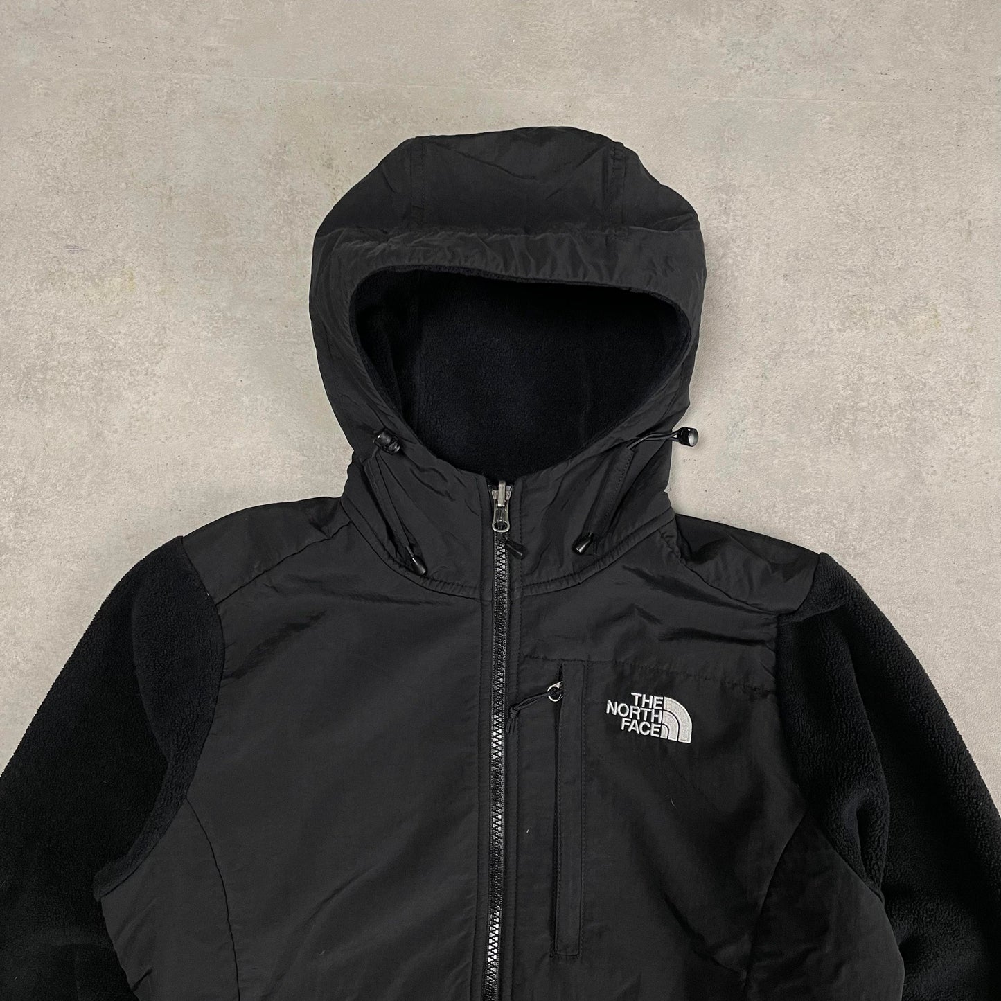 THe North Face hooded denali jacket