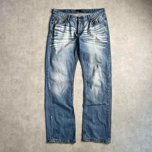 Smog y2k straight fit farmernadrág
