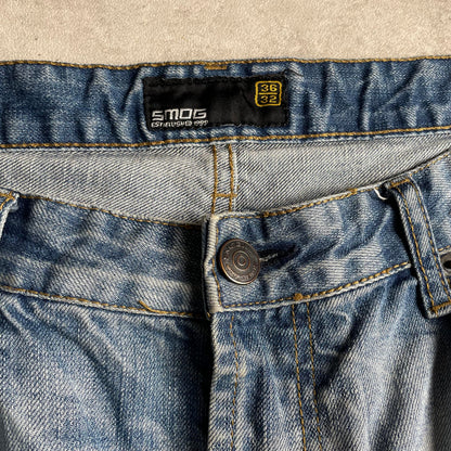 Smog y2k straight fit farmernadrág