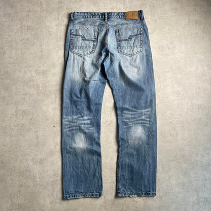 Smog y2k straight fit farmernadrág