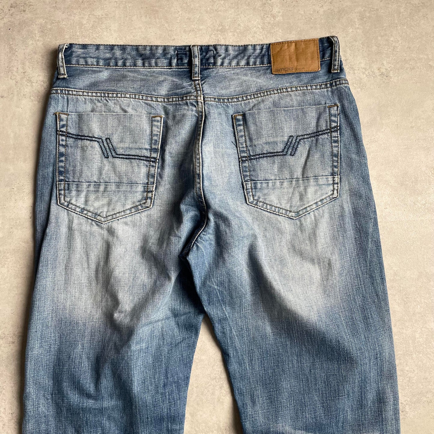 Smog y2k straight fit farmernadrág