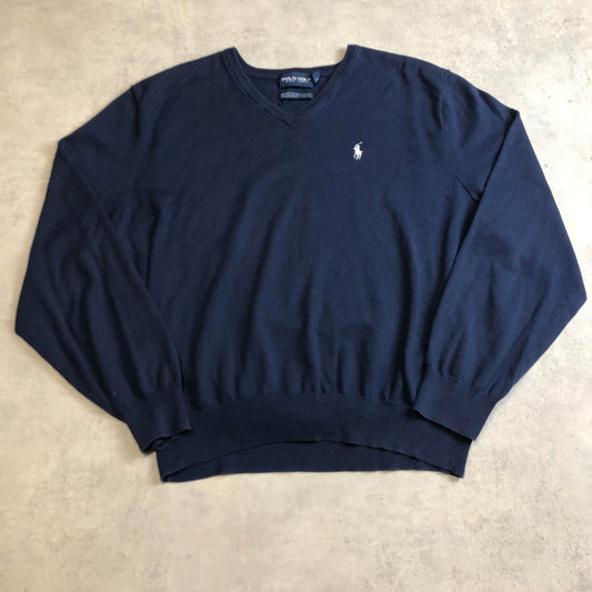 Ralph Lauren v-nyakú kötött pulóver