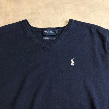 Ralph Lauren v-nyakú kötött pulóver