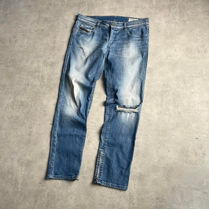 Diesel y2k alul cipzáros farmernadrág