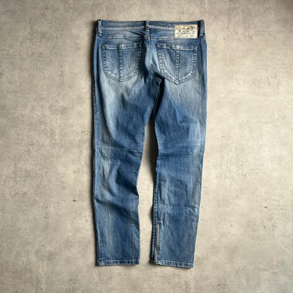 Diesel y2k alul cipzáros farmernadrág