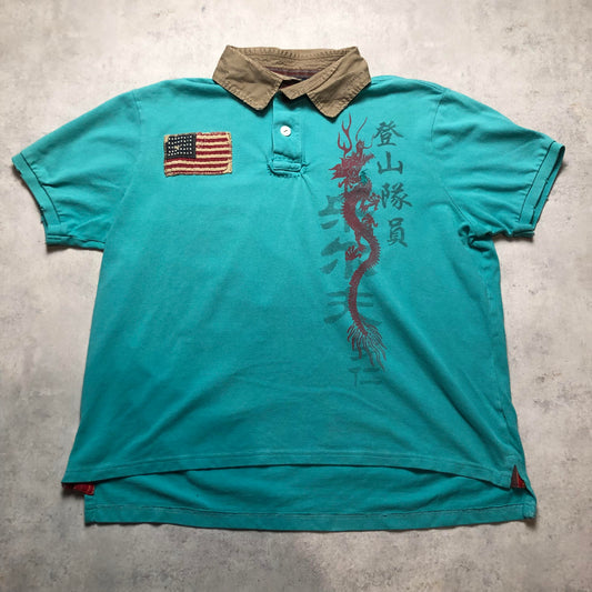 Vintage Ralph Lauren dragon style pólóing