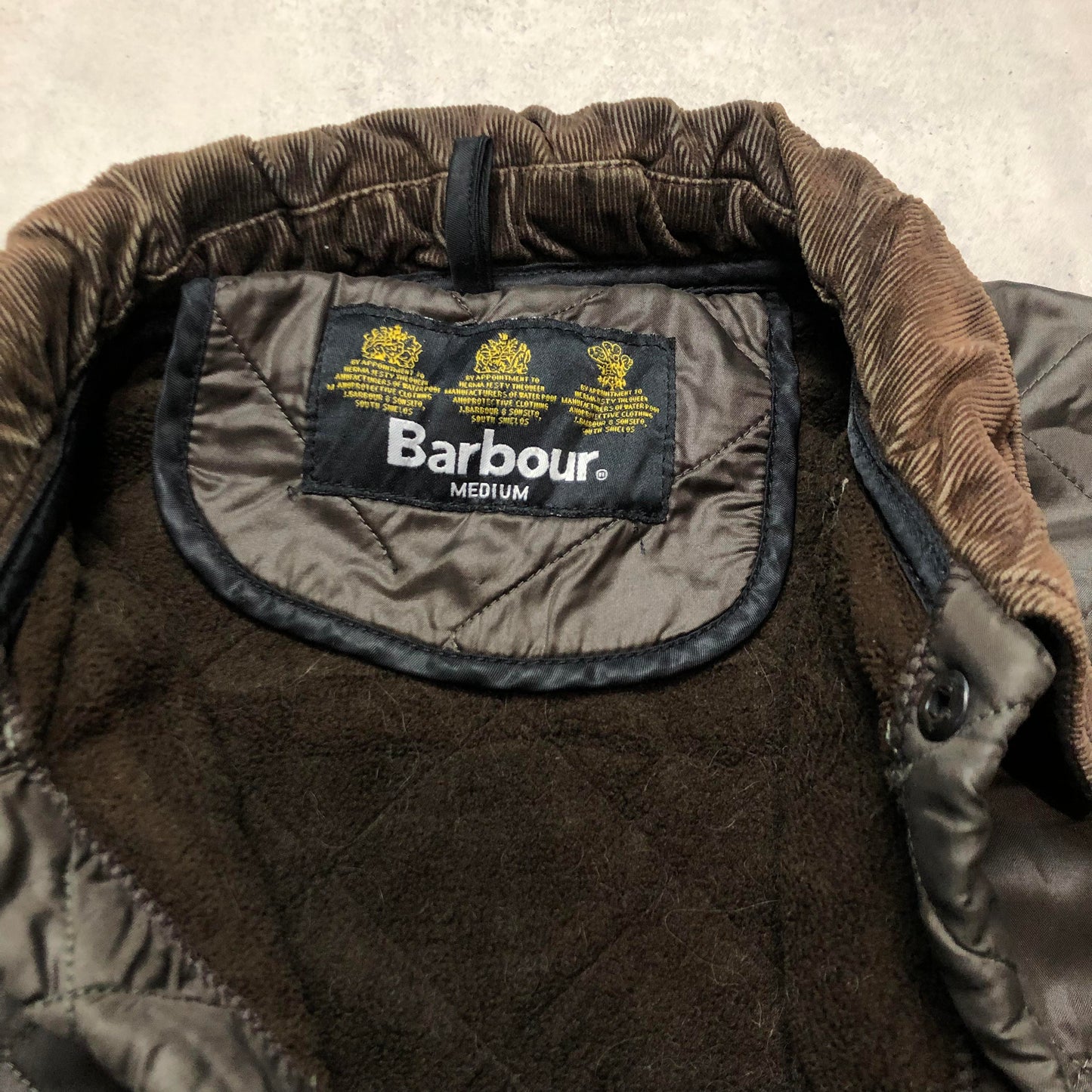 Barbour quilted dzseki