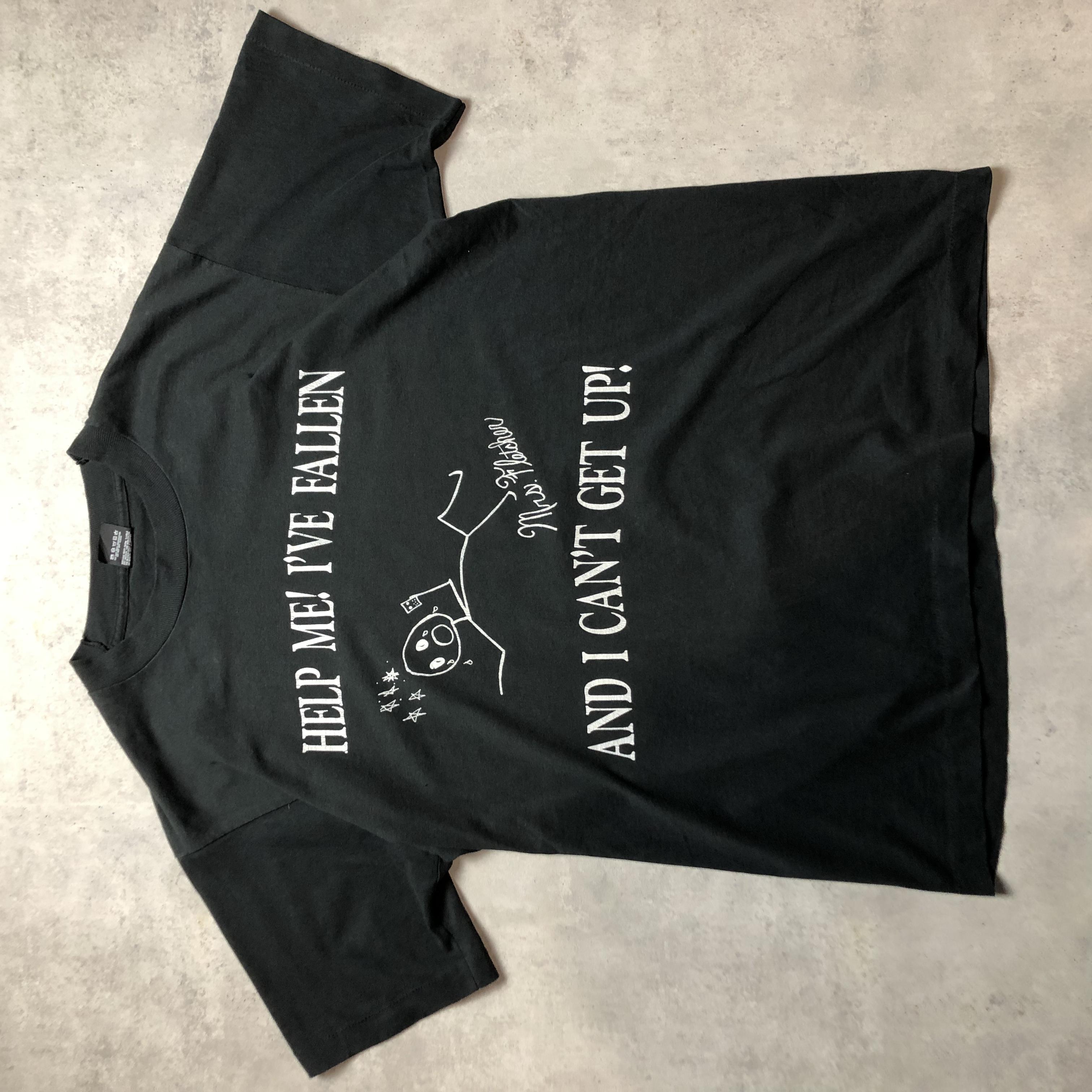 Vintage Screen starts Help me I've fallen póló