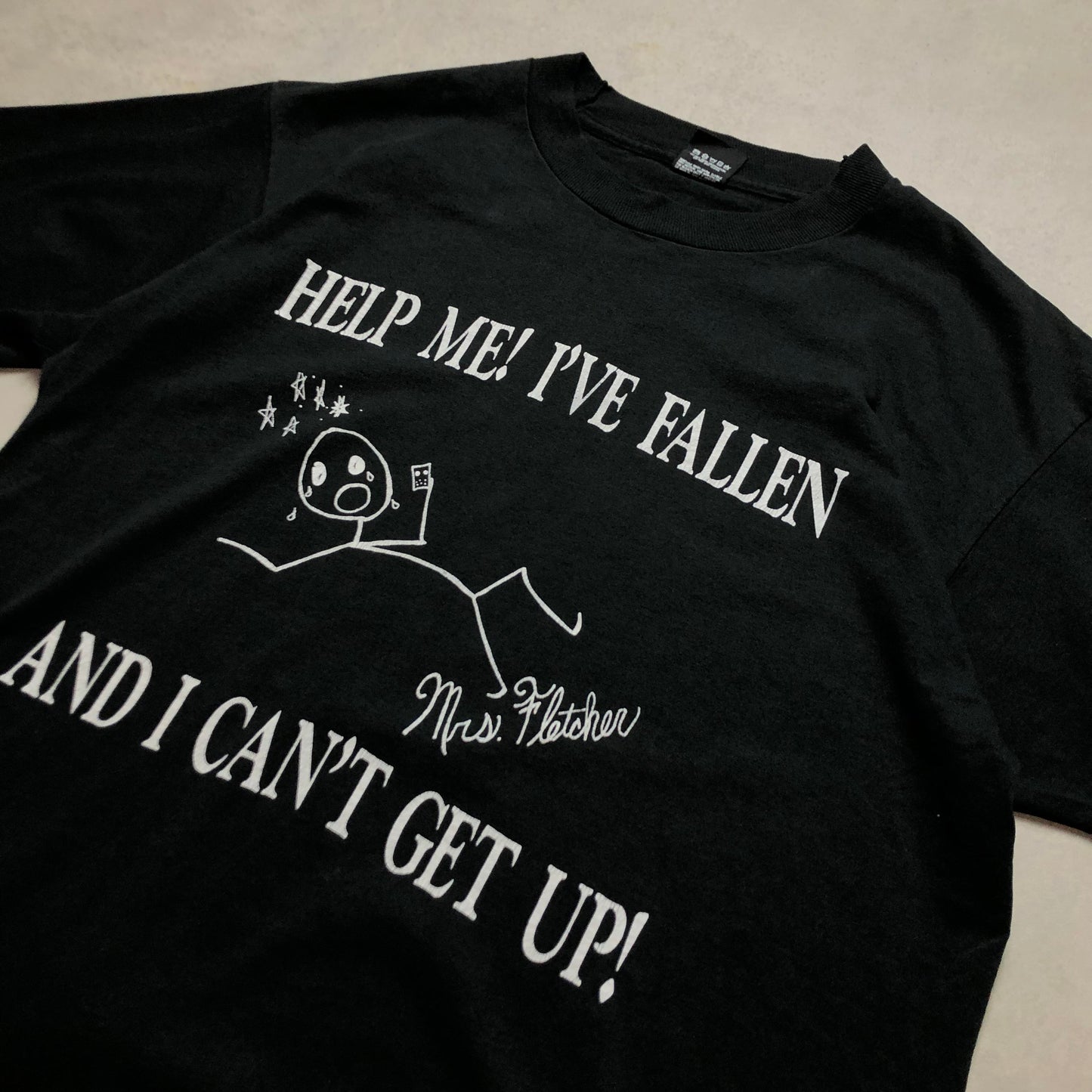 Vintage Screen starts Help me I've fallen póló