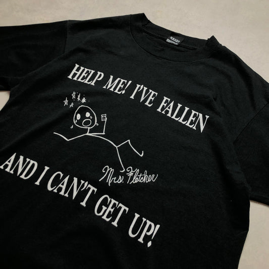 Vintage Screen starts Help me I've fallen póló