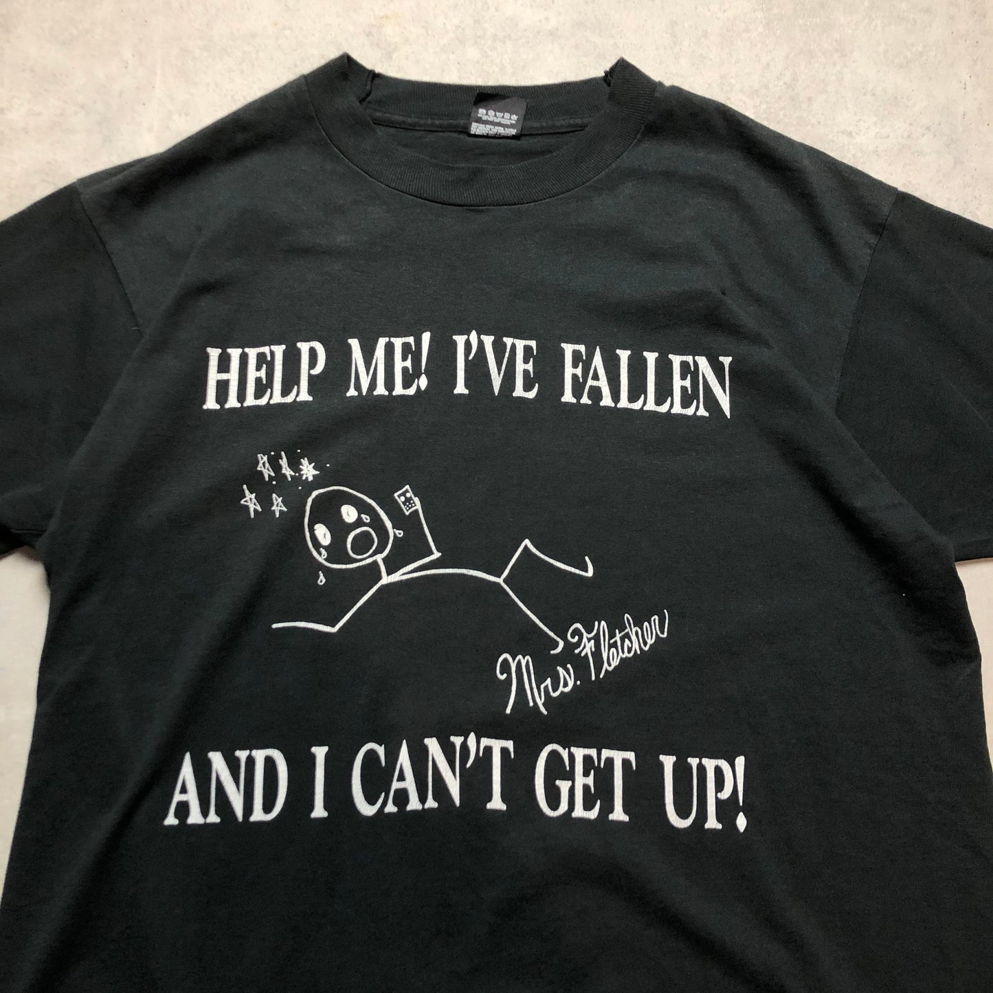 Vintage Screen starts Help me I've fallen póló