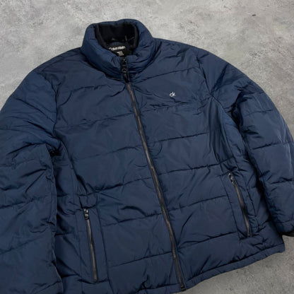 Calvin Klein sötétkék pufferkabát