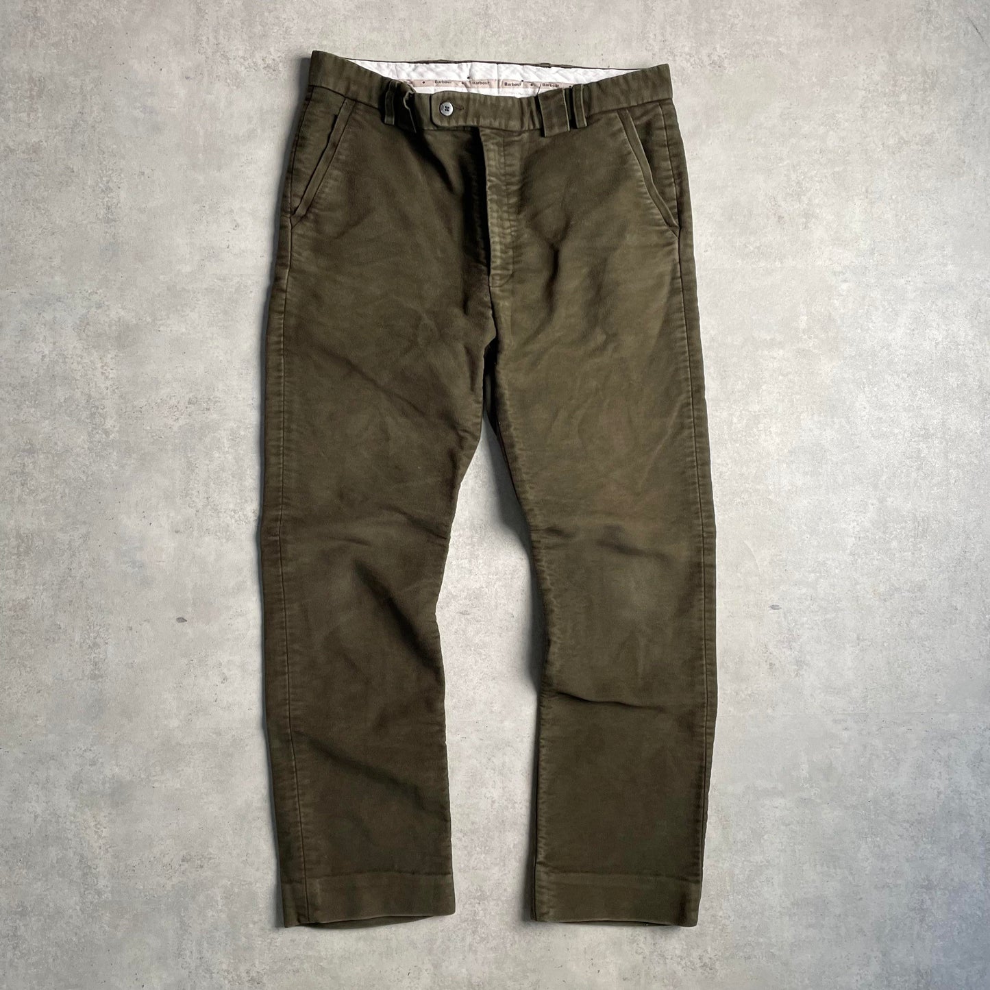 Barbour khakizöld vadásznadrág