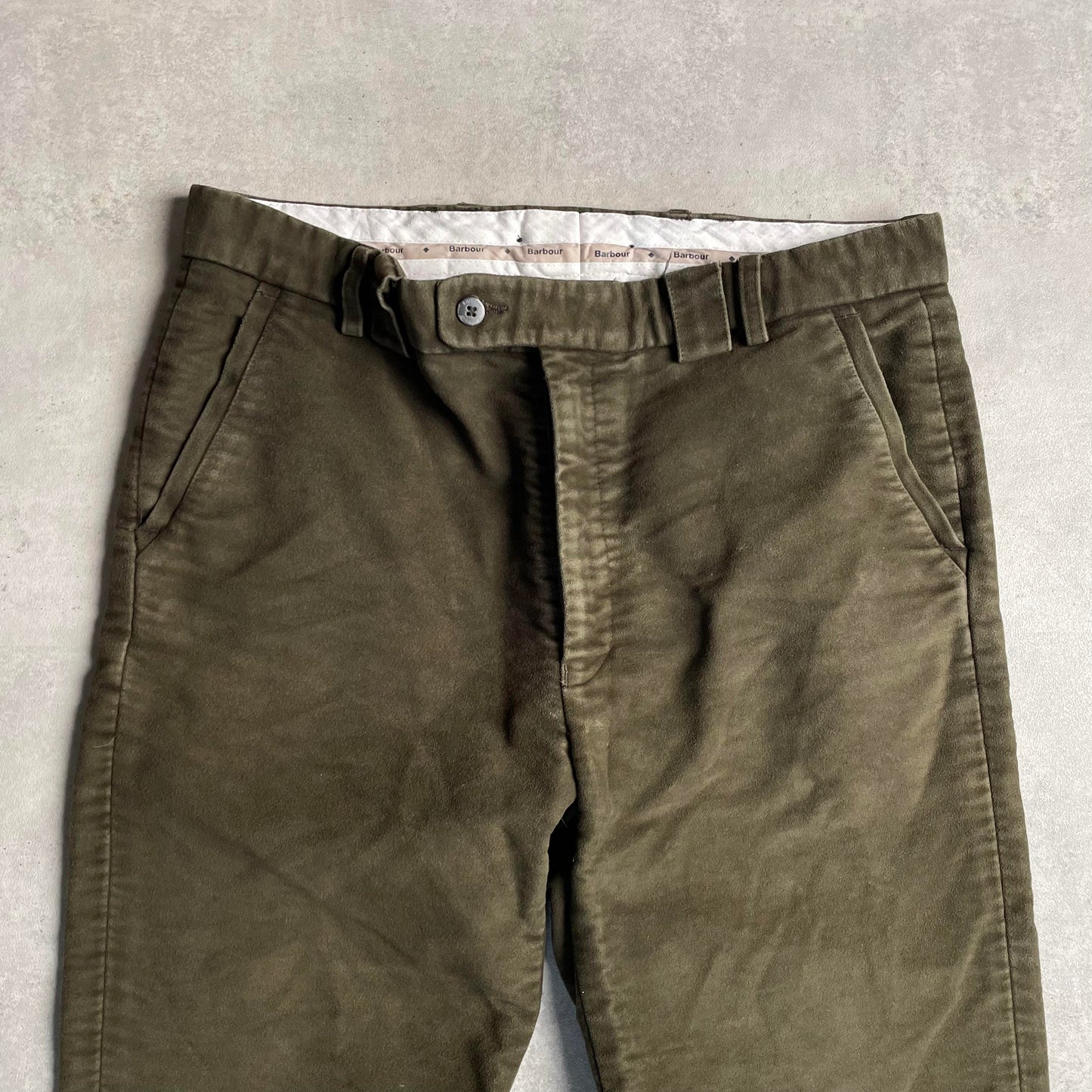 Barbour khakizöld vadásznadrág