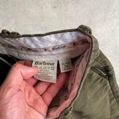 Barbour khakizöld vadásznadrág