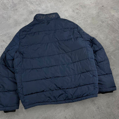 Calvin Klein sötétkék pufferkabát