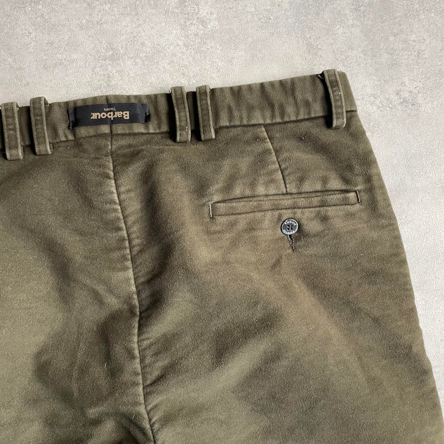 Barbour khakizöld vadásznadrág